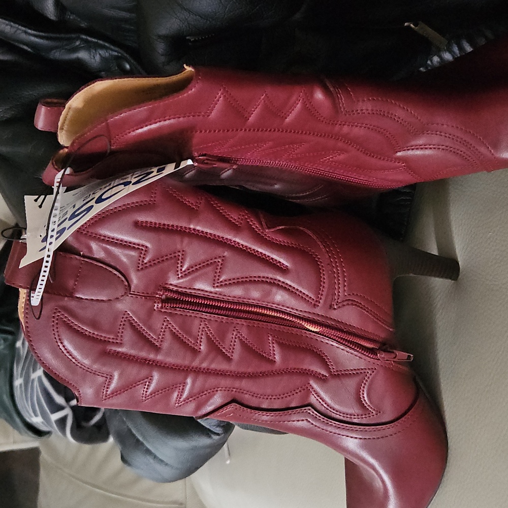 Indigo Rd. Burgundy Western Pointed Boots Women’s Size 9M - Picture 7 of 7